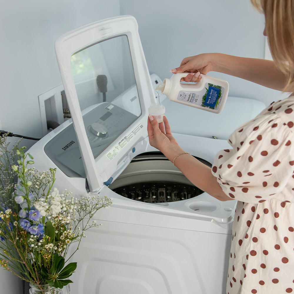 Laundry Detergent: Free & Clear usage