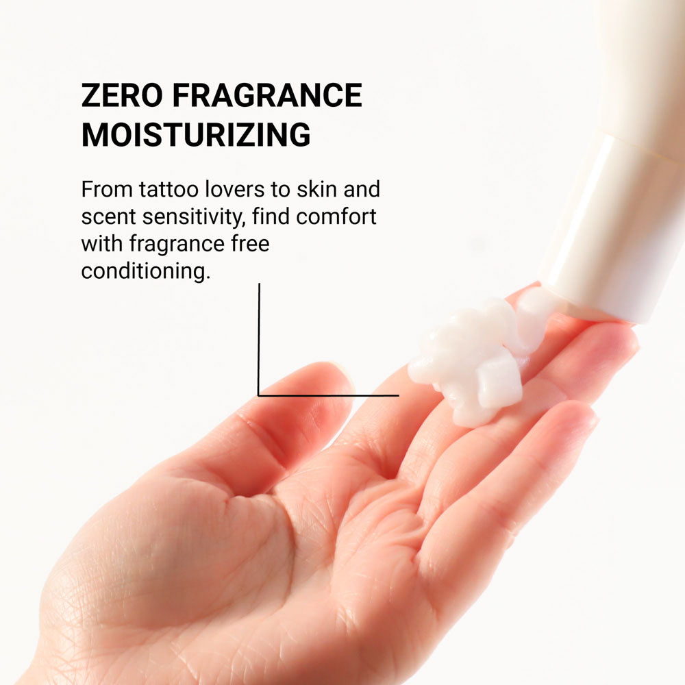 Zero fragrance moisturizing