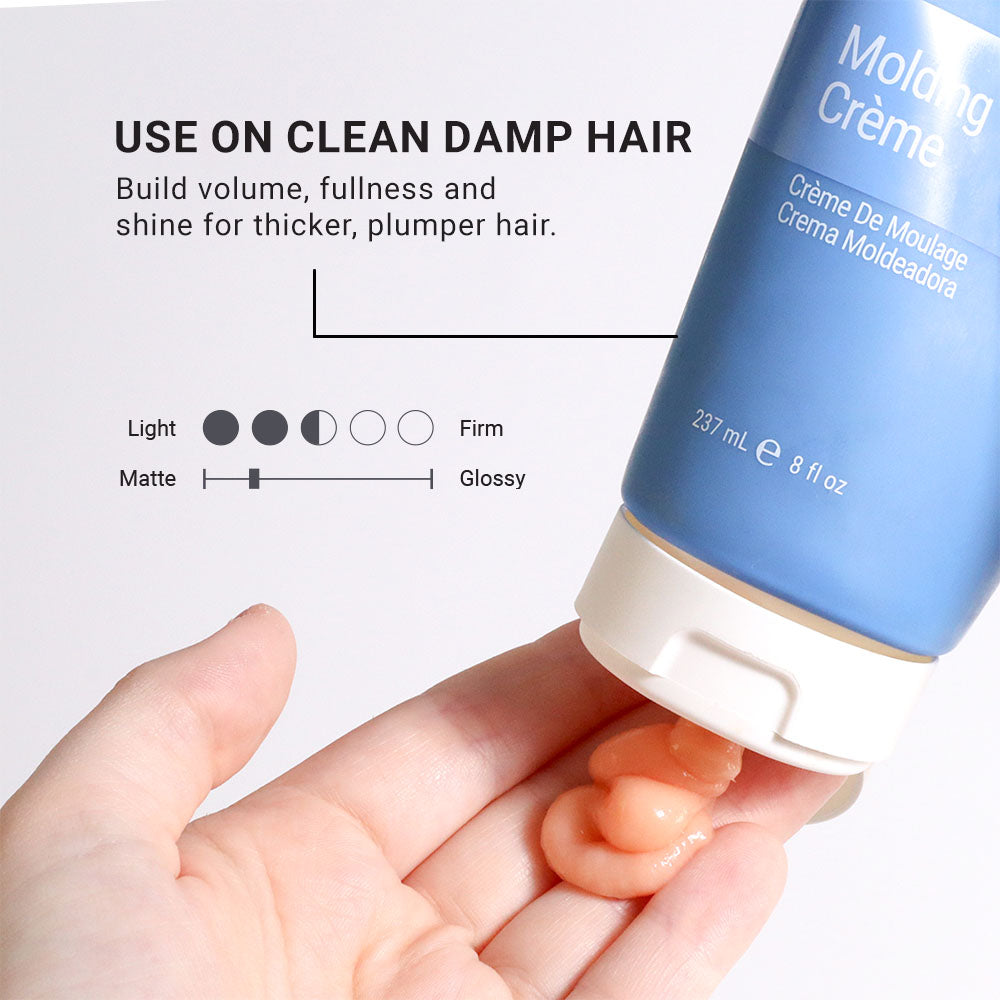 Use on clean damp hair