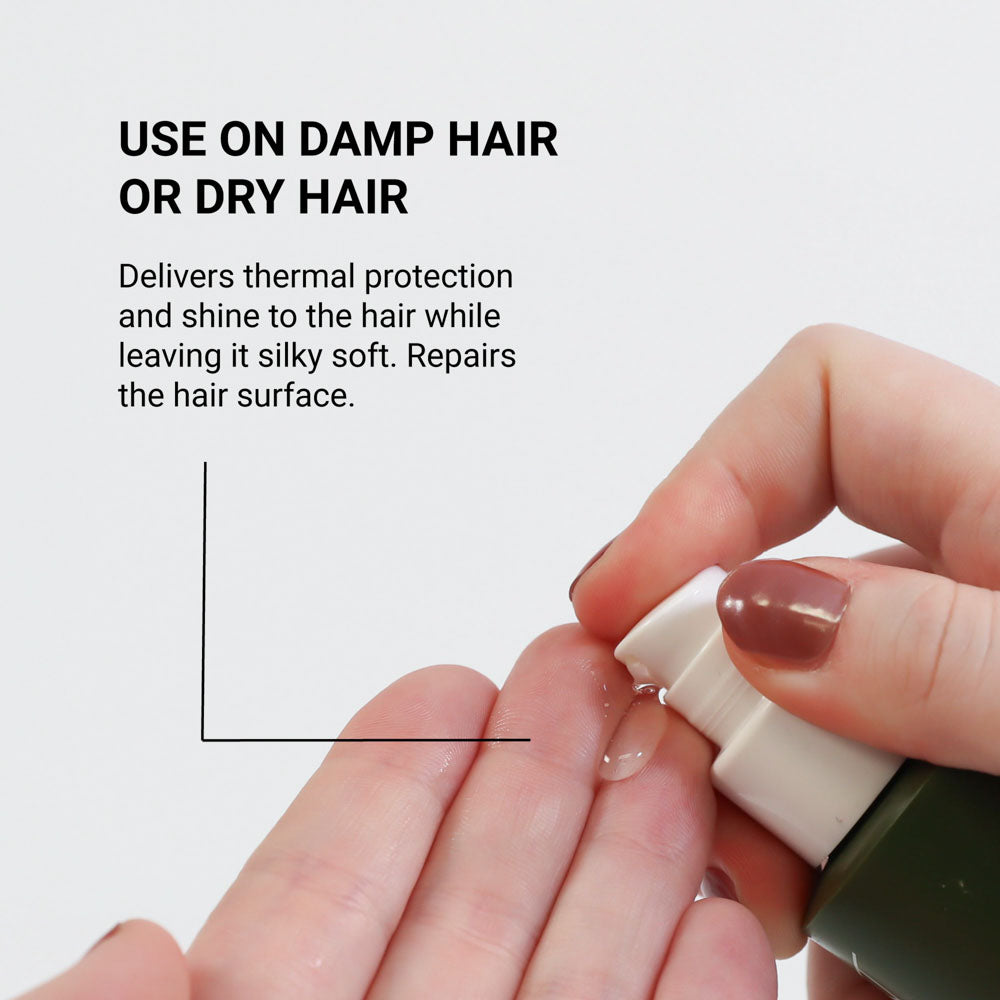 use on damp hair or dry hair