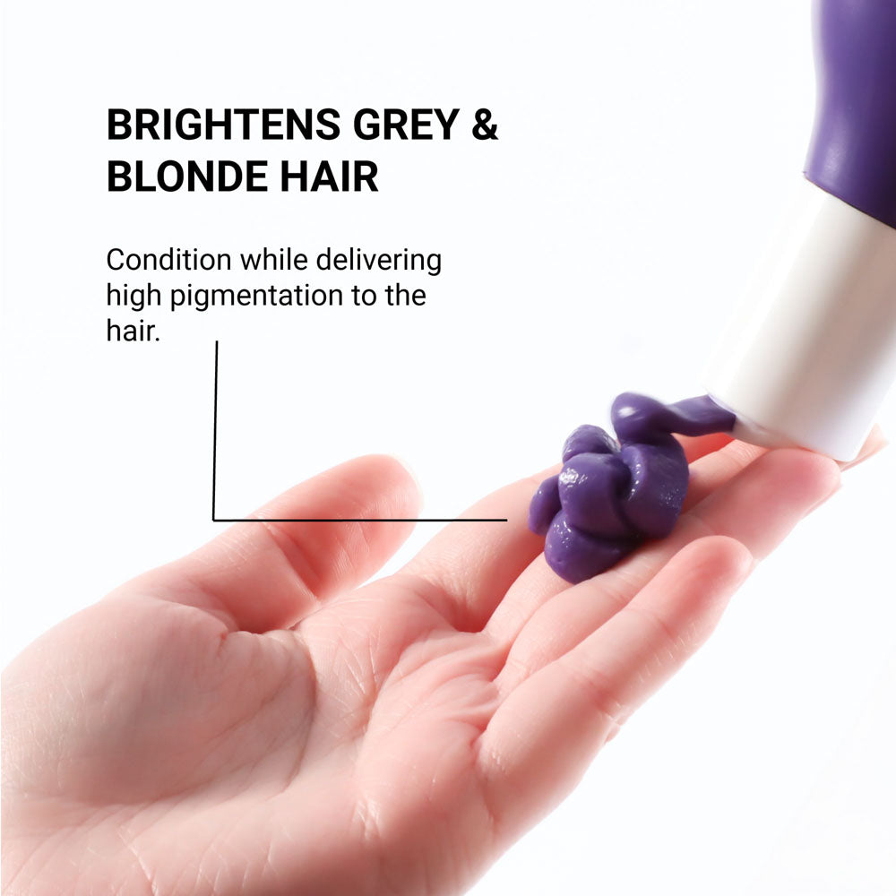 Brightens grey &amp; blonde hair