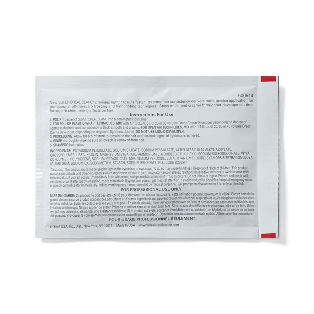 Loreal super Oreal Blanc Packet