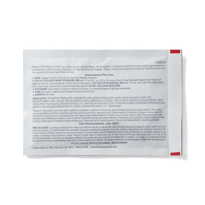 Loreal super Oreal Blanc Packet