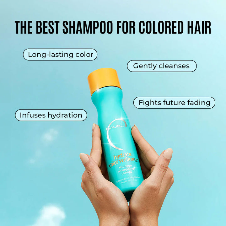 Malibu C Hydrate Color Wellness Shampoo 9oz features