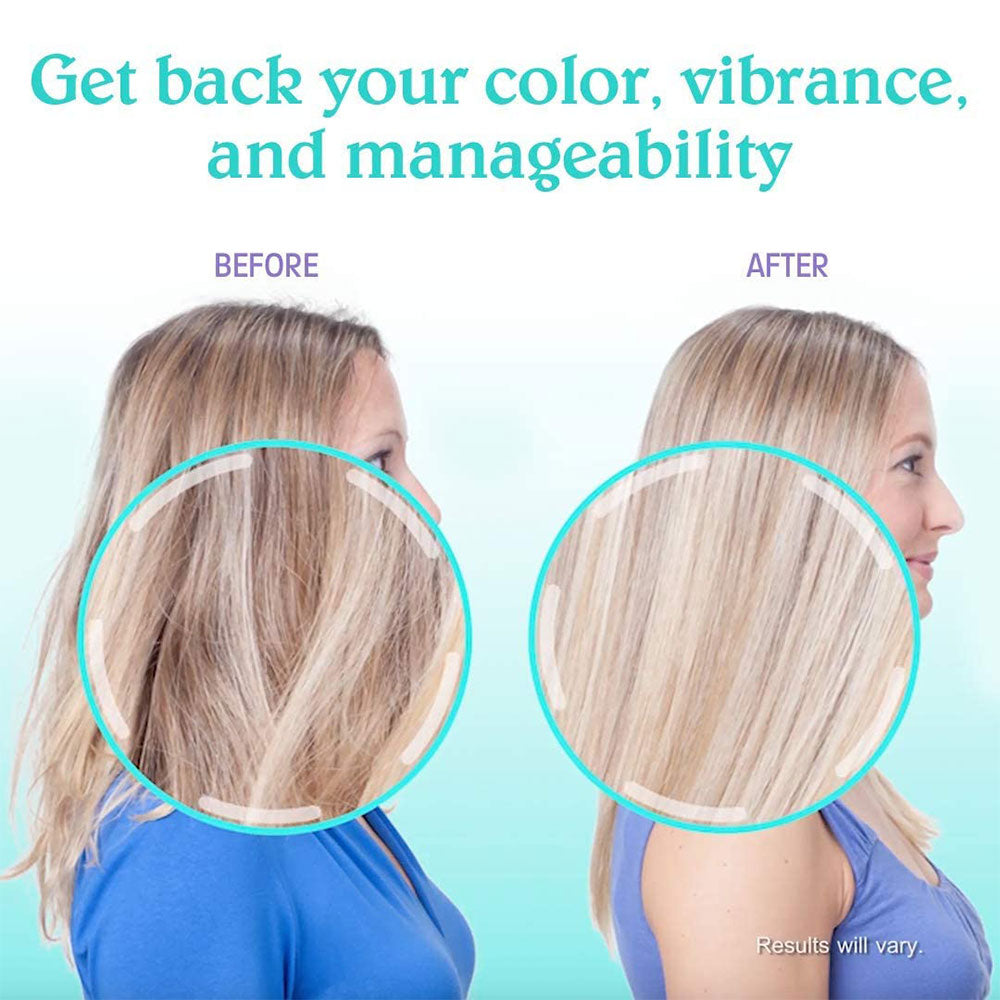 Malibu C Swimmers Wellness Remedy before and after