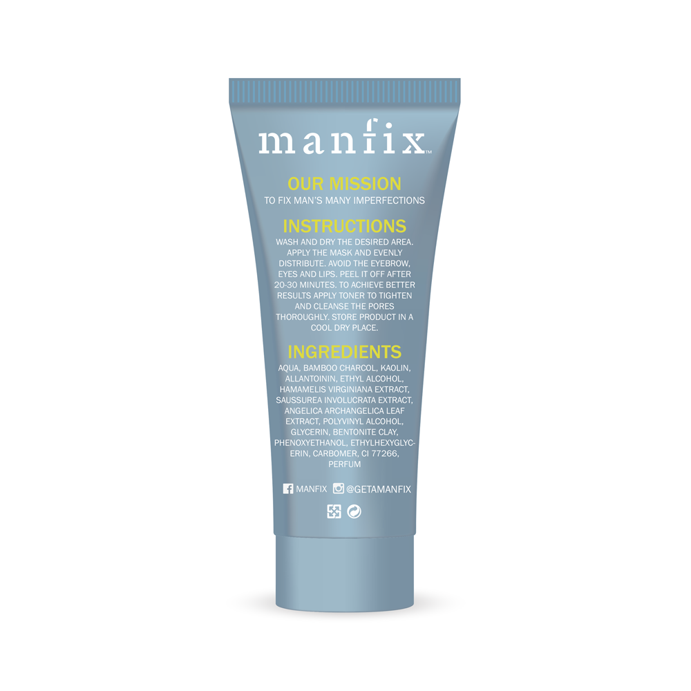 Manfix The Crowbar Deep Cleansing Black Mask