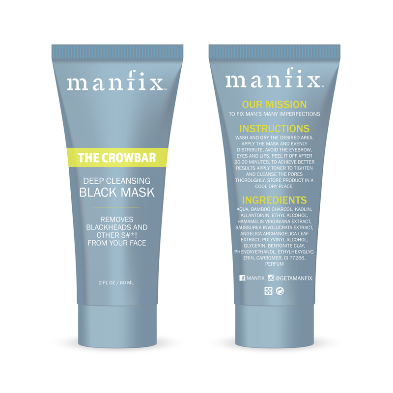 Manfix The Crowbar Deep Cleansing Black Mask