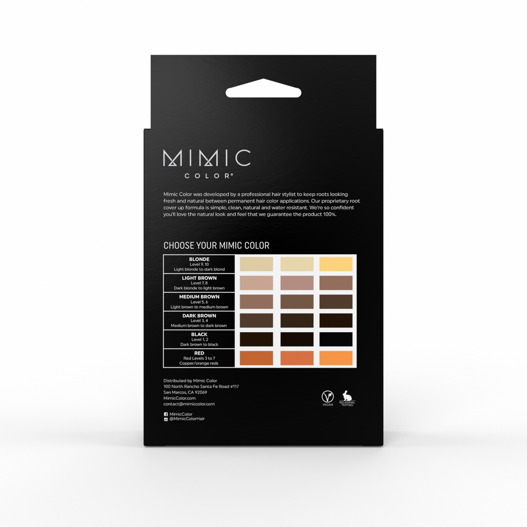 Mimic Color Root Cover Up Kit - Black - MimicColor
