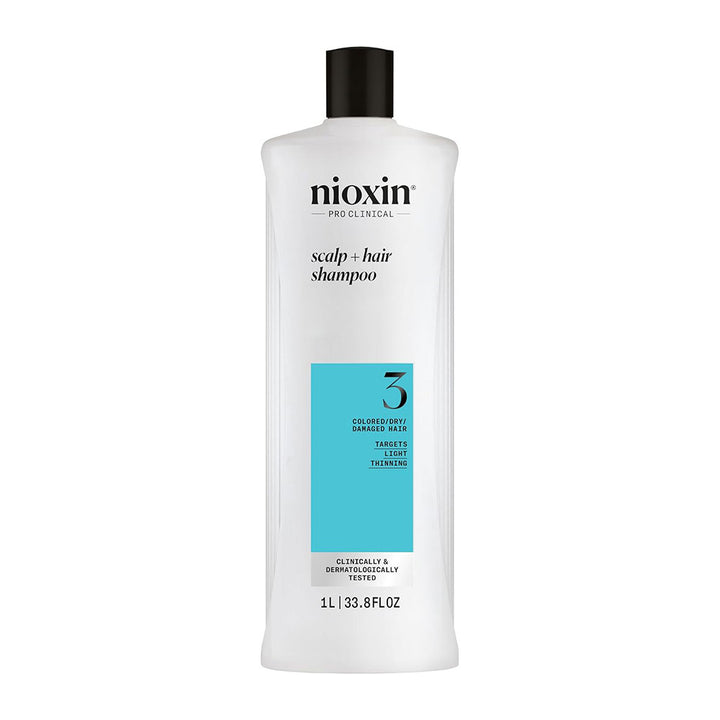 Nioxin System 3 Color Safe Cleanser Shampoo Liter