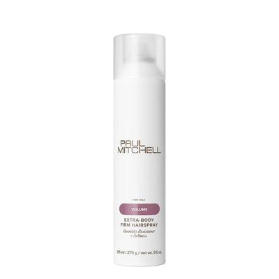 Paul Mitchell hairspray bottle on a white background