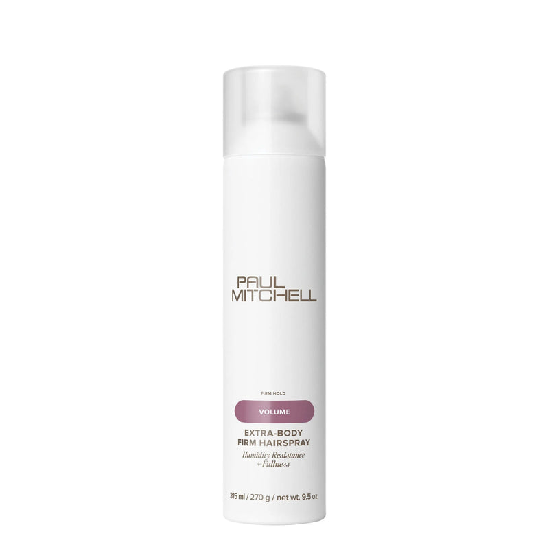Paul Mitchell hairspray bottle on a white background