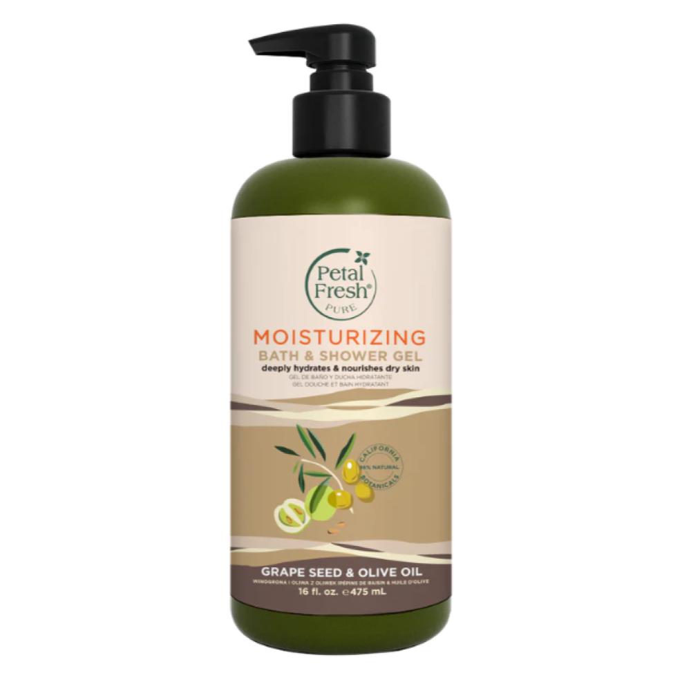 Petal Fresh Moisturizing Bath &amp; Shower Gel Grape Seed &amp; Olive Oil 16oz