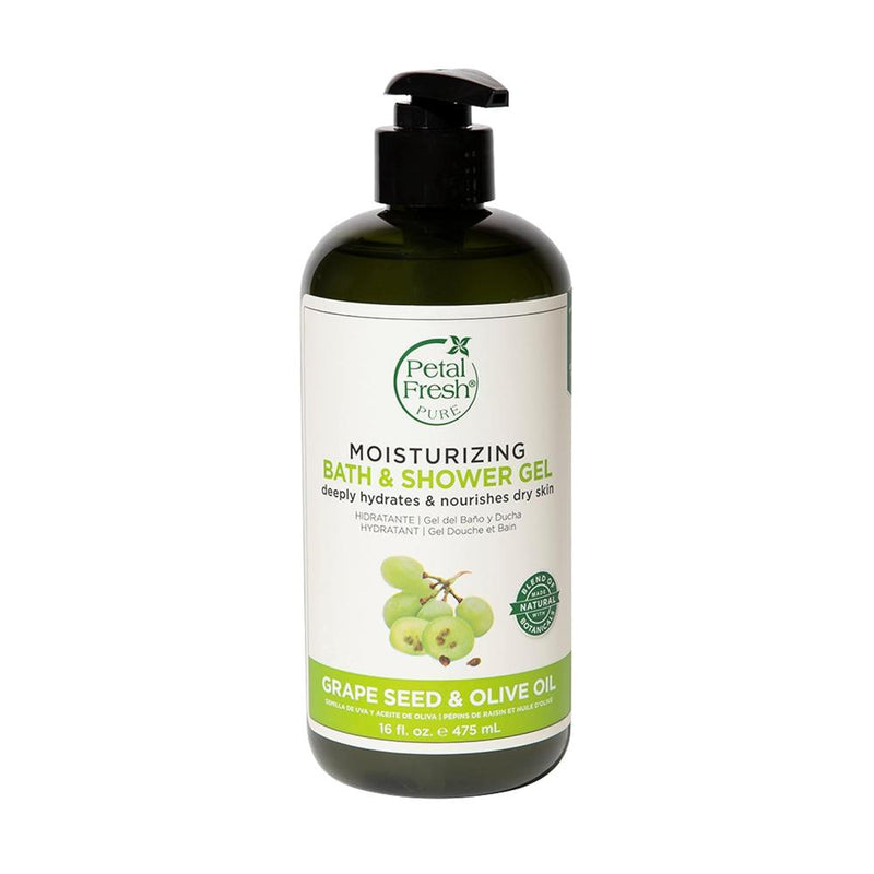 Petal Fresh Pure Moisturizing Bath and Shower Gel 16oz - Grape seed and Olive Oil