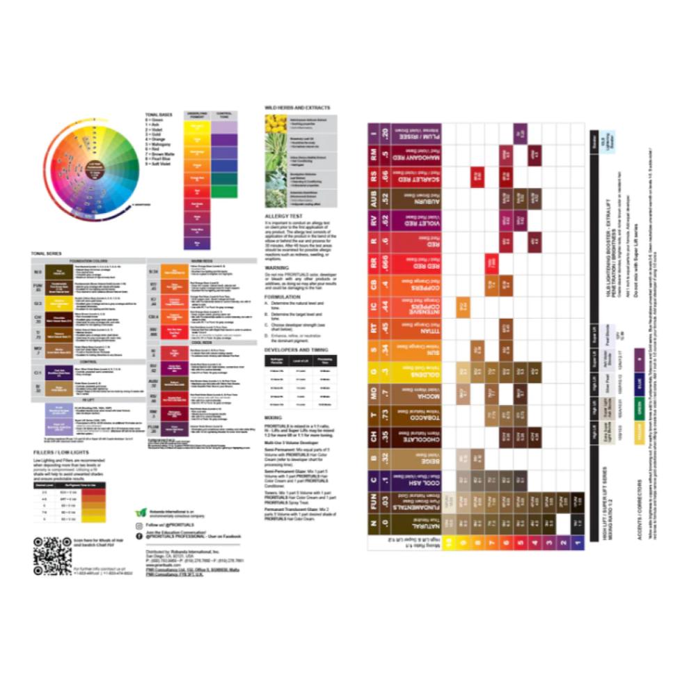 Prorituals Color Chart – Beauty Supply 123 Outlet