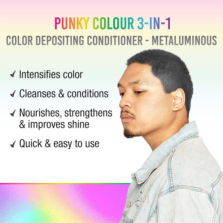 Punky Colour 3-In-1 Color Depositing Shampoo Plus Conditioner 8.5oz