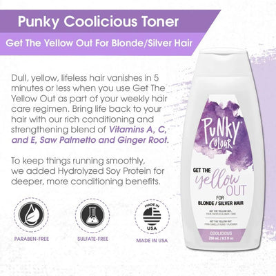 Punky Colour Get the Yellow Out 8.5oz - Coolicious