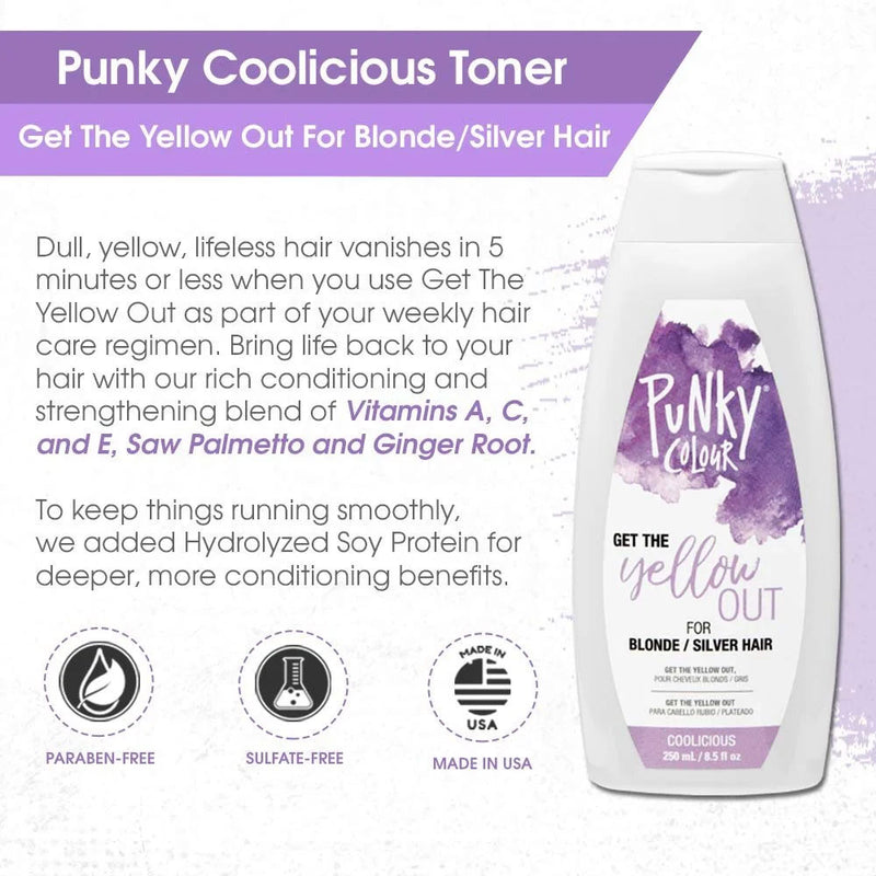 Punky Colour Get the Yellow Out 8.5oz - Coolicious