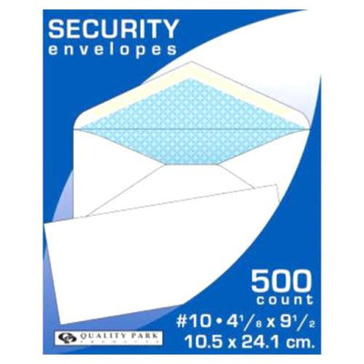 Quality Park #10 Security Tint Business Envelope 500ct