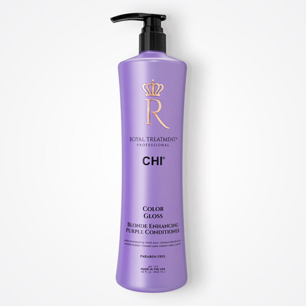 CHI Royal Treatment Color Gloss Blonde Enhancing Purple Conditioner 32oz