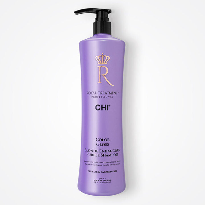 CHI Royal Treatment Color Gloss Blonde Enhancing Purple Shampoo 32oz