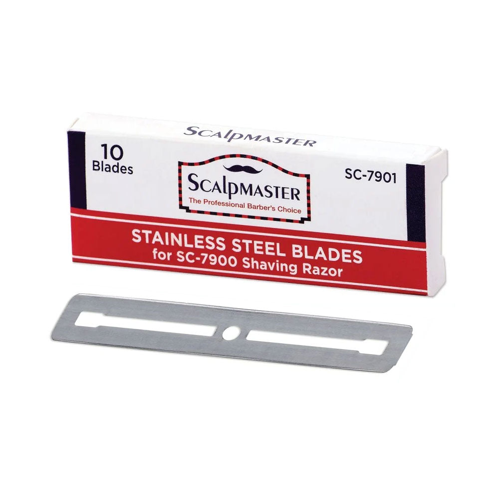 Scalpmaster Replacement Blades for SC-7900 Shaving Razor 10ct