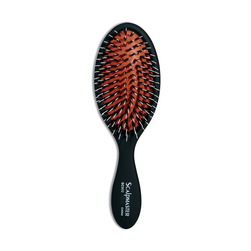 Scalpmaster Ionic Porcupine Boar Bristle Cushion Paddle Hair Brush