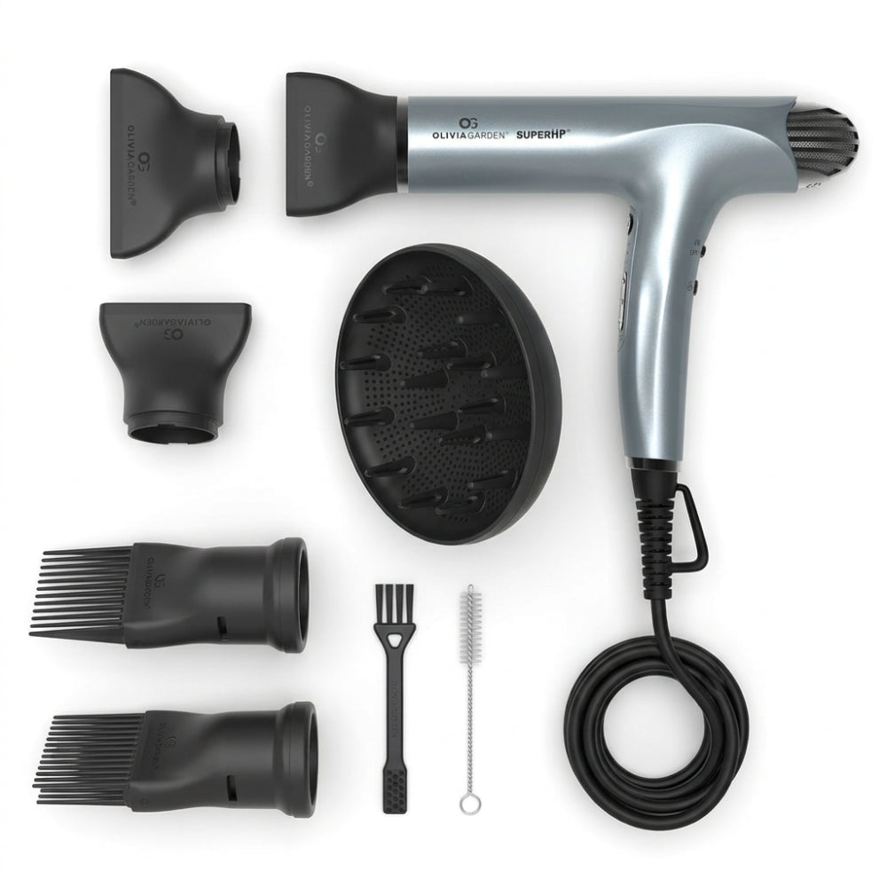 SILVER BLUE SuperHP High Performance Professional Hair Dryer