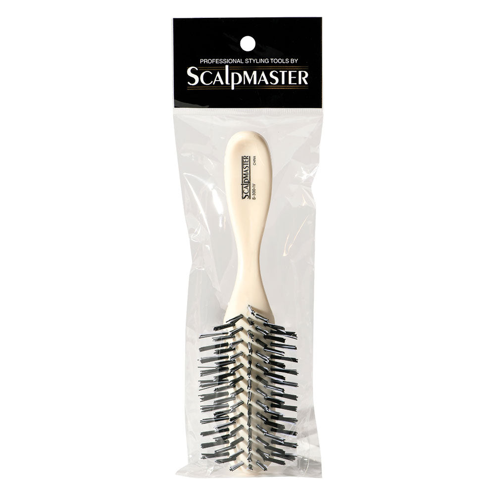 Scalpmaster 7 Row Brush - Ivory