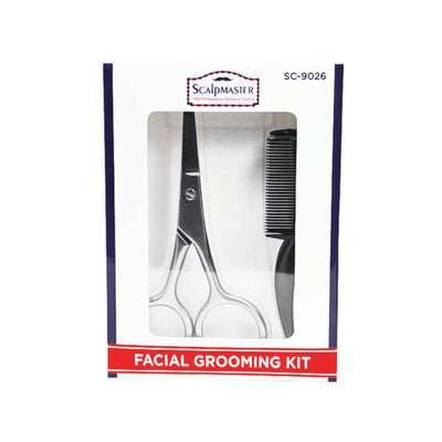 Scalpmaster Men's Facial Grooming Kit - 3pc