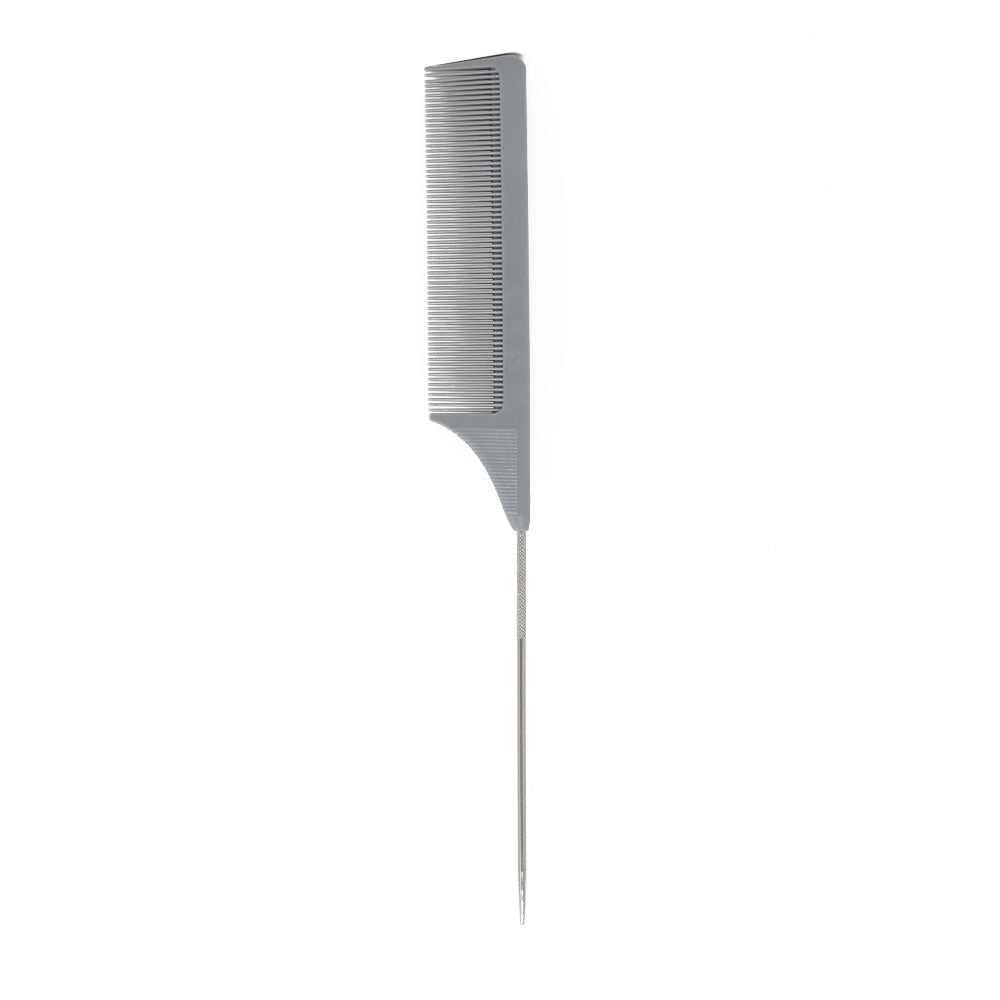 Scalpmaster Silicon Metal Tail Comb