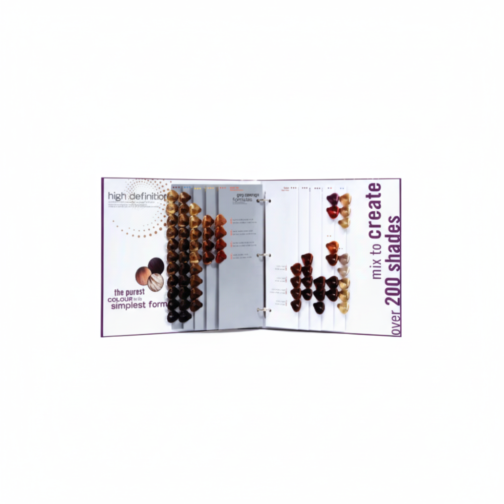 Scruples HIGH DEFINITION Custom Mixing Gel Color Swatch Book
