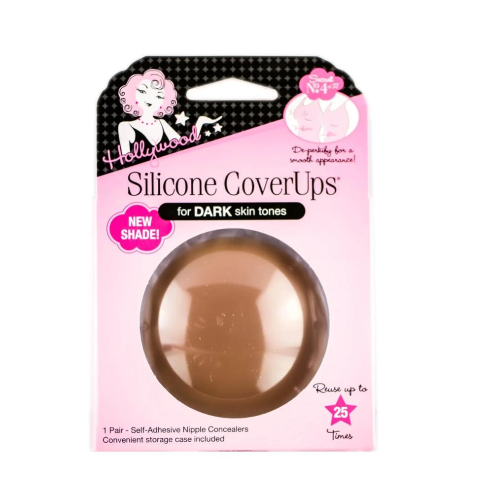 Hollywood Fashion Secrets Silicone Cover Ups- Dark Shade