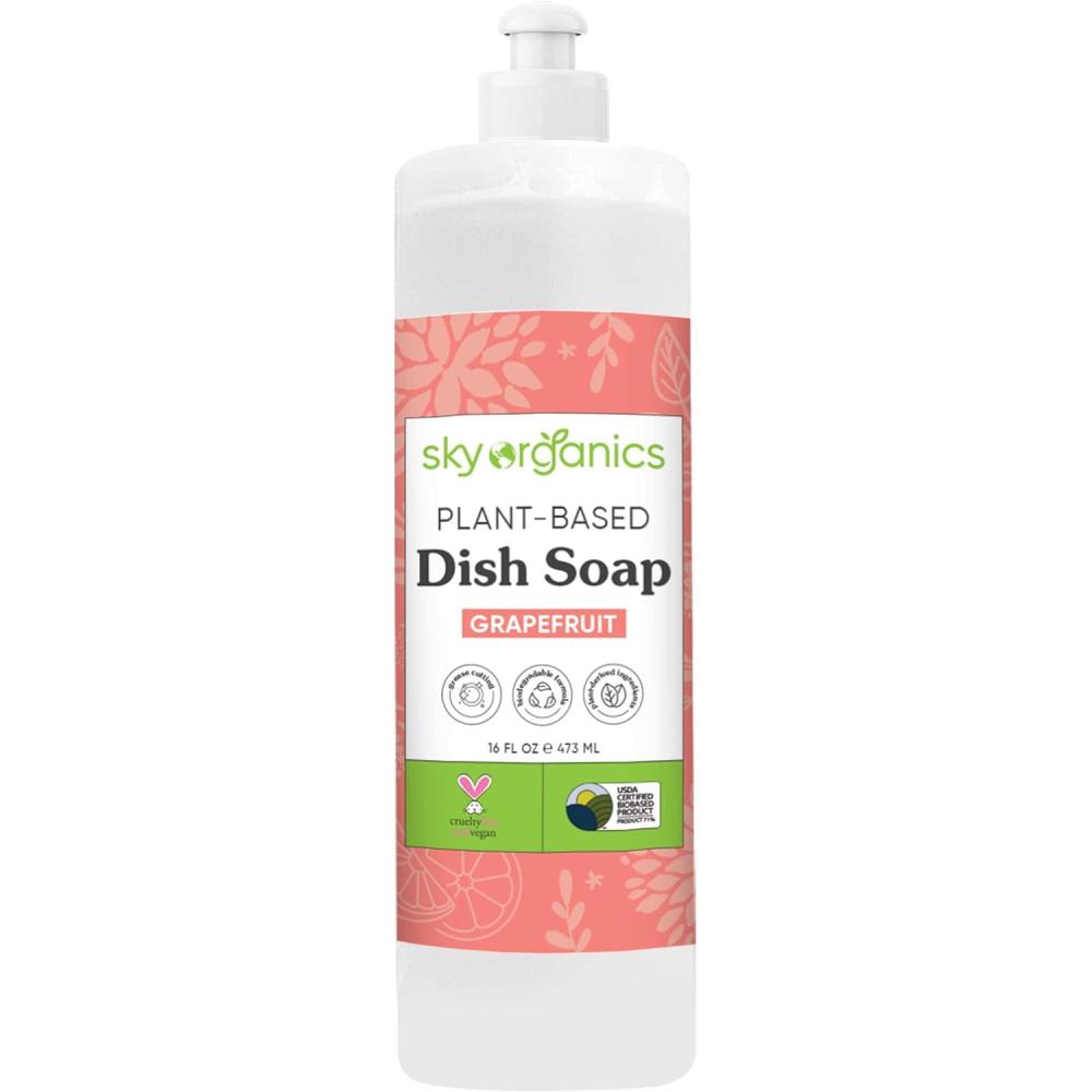 Sky Organics Grapefruit Dish Soap 16oz