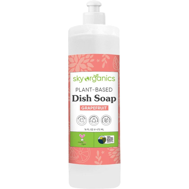 Sky Organics Grapefruit Dish Soap 16oz