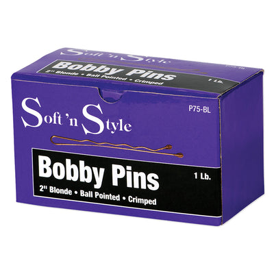 Soft 'N Style 2" Blonde Bobby Pins