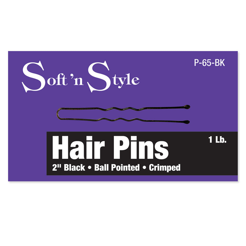 Soft 'N Style Hair Pin Box 2lbs - Black