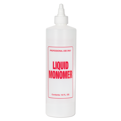 Soft 'N Style Imprinted Liquid Monomer Bottle - 16oz