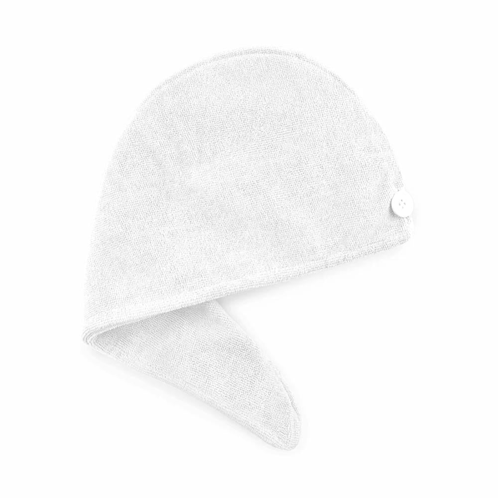 Spa Sister Microfiber Hair Turban Towel - White