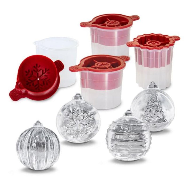 Tovolo Holiday Ornament Ice Molds - Set of 4