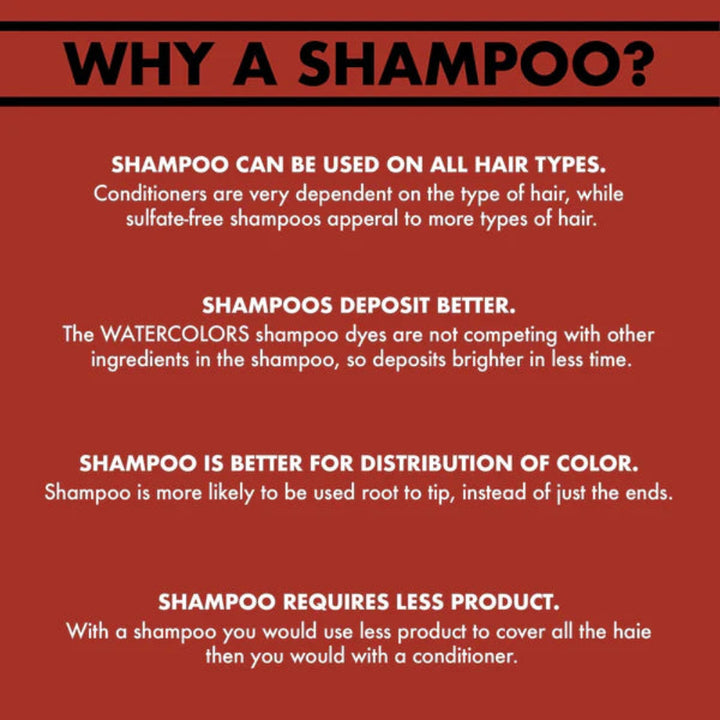 Tressa Watercolors Classic Shampoo Crimson Splash