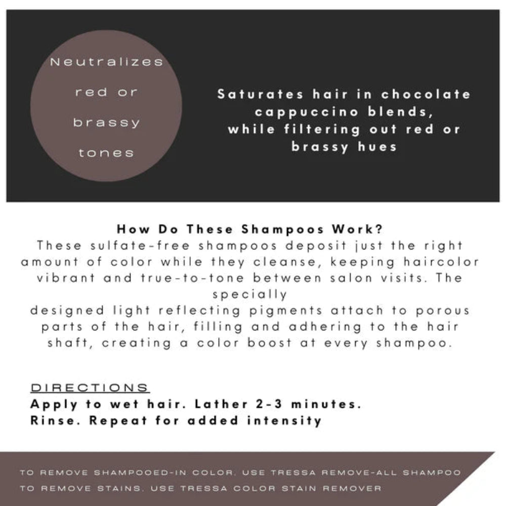 Tressa Watercolors Classic Shampoo Mocha Drench 8.5 oz