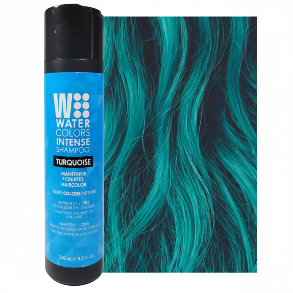 Tressa Watercolors Intense Metallic Shampoo Turquoise 8 oz