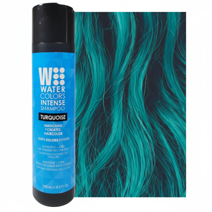 Tressa Watercolors Intense Metallic Shampoo Turquoise 8 oz