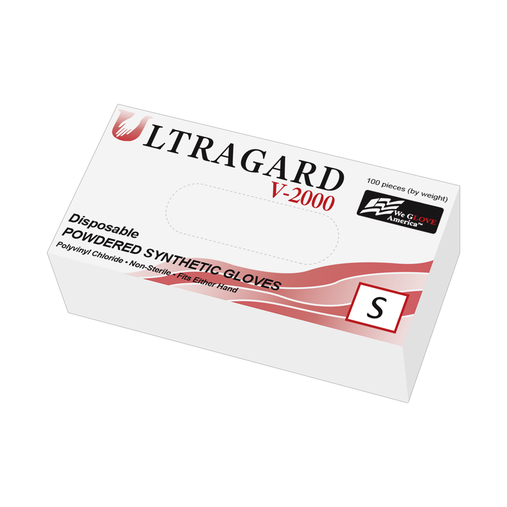 Ultragard Powdered Vinyl Gloves