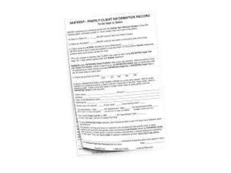 Nufree Client Pads 50 Sheets per/pad - beautysupply123 - 1