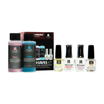 Red Carpet Manicure Fortify and Protect LED Gel Polish Must Haves Kit