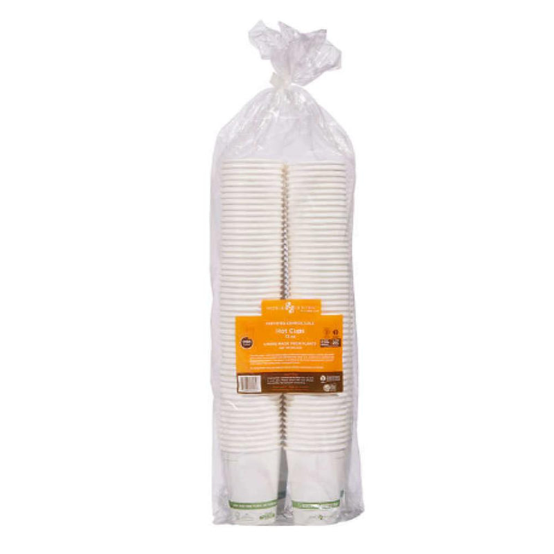 World Centric Compostable Paper Hot Cup 12oz- 200ct