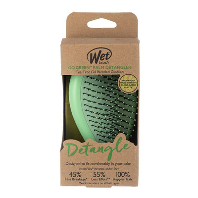 Wet Brush Go Green Palm Detangler - Green