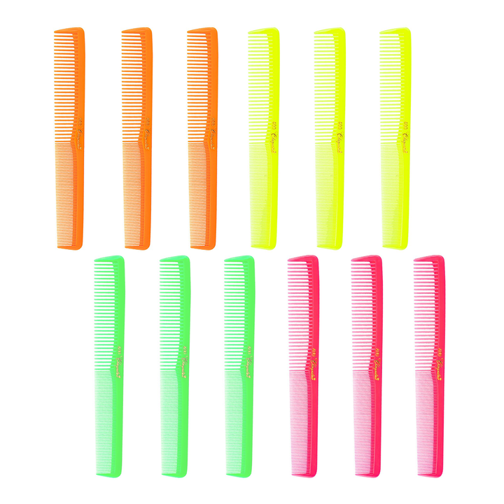 Cleopatra Neon Mix Styling Combs 