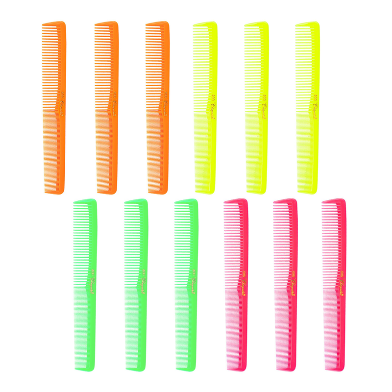 Cleopatra Neon Mix Styling Combs 